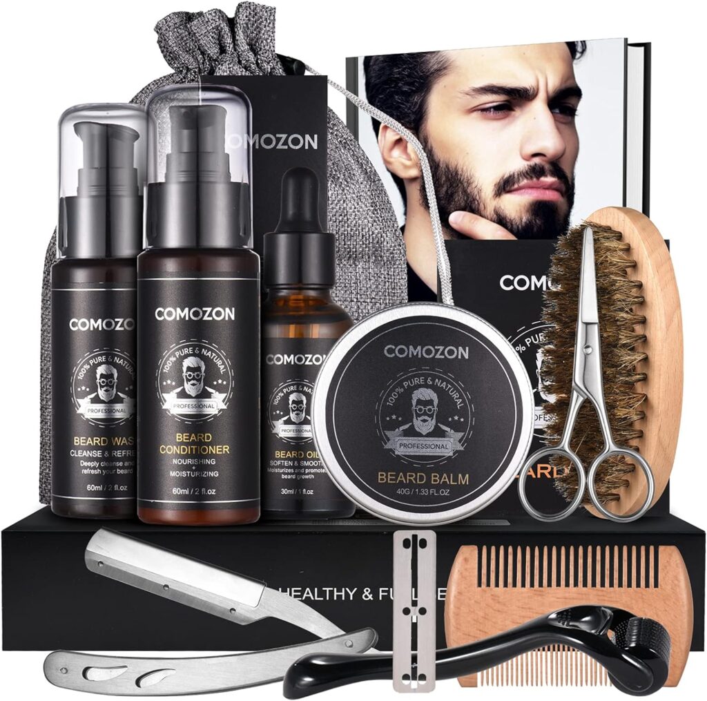 herramientas y kits para el cuidado de la barba